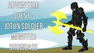 AdventureQuest - Jotun Soldier Monster Showcase