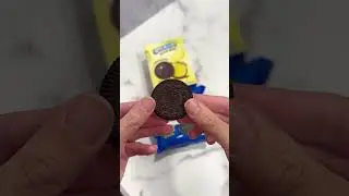 🍋 UNBOXING Lemon Flavored Oreos ASMR 🍋 #shorts #unboxing #oreo