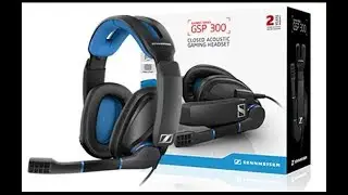 ГЕЙМЕРСКИЕ НАУШНИКИ Sennheiser GSP 300 РАСПАКОВКА И ОБЗОР