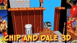 Chip and Dale игра в 3D. Эмулятор 3DSen