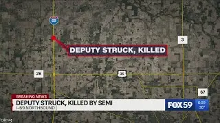 Deputy killed in crash on I-69 in Delaware County