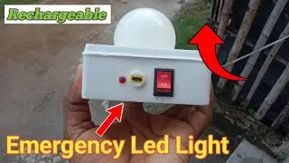 How To Make A Super Bright Rechargeable Emergency Led Light | DIY Project 