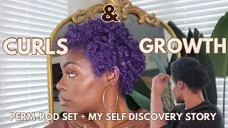 Perm Rod Set on Short Hair + How I Found Myself Again