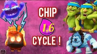 1.6 chip cycle deck challenge#clashwick #clashroyale #gaming  3/5|😁😁😁🔥🔥🔥