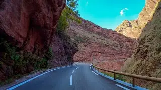 Driving the Gorges du Cians, France