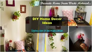 5 DIY Home Decor Ideas you can Easily DIY at Home | Decorate Home From Waste Material | DIY Ideas