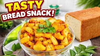 BreadUpma #UpmaRecipe #BreadRecipe #Breakfast #QuickRecipe#LeftoverBread #SnackRecipe #HomeCooking 