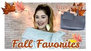 Fall Favorites 2019 + GIVEAWAY! | Collab With Ashley Sarvak! #fallfavorites2019 #ashleysarvak
