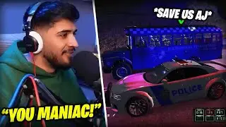 AJ Chases the Madman Who Stole a Bus Full of Cadets! | Prodigy RP | GTA RP