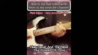 Solo - The Power Of Love #guitar #guitarsolo #solo #tabs
