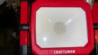 Craftsman 2000 Lumen LED Work Light |  Water Resistant | Purchased at Lowe's [Craftsman LED]
