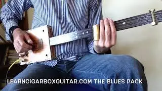LearnCigarBoxGuitar.com archive. 3 string slide blues course #35