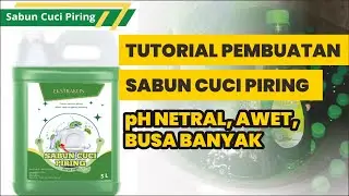Tutorial Cara Membuat Sabun Cuci Piring | Busa Banyak | Aman di Kulit | Awet