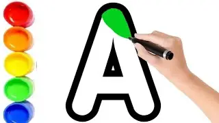 A to Z, Kids rhymes, collection for writing along dotted lines for toddler,Aphabet,ABC song,ABCD,514