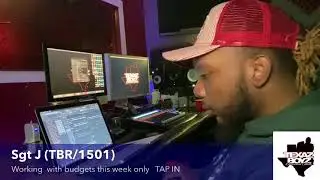 Sgt J working on beats at #TBRStudio