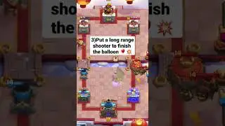 How to EASILY Counter Lavaloon Combo ! 🐝🎈❌ #clashroyale #protips #supercell #shorts