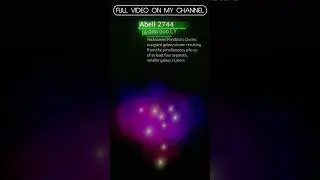 Abell 2744 Galaxy rendered in Blender #universe #render #space #galaxy #blender #3dart #eevee #cgi