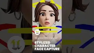 Industry-Leading Face Capture for Stylized 3D Characters &mdash; FREE with MetaHuman Animator #3d #ue5