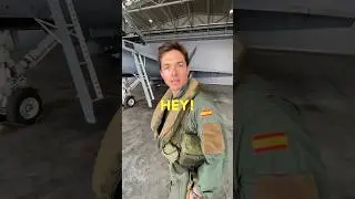 Miguel flies the 🇪🇸Spanish Air Force EF-18 Hornet #shorts