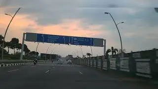 kempegowda airport to toll plaza bangalore superb highway view