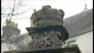 BBC news reports from the location of the lost burial site of James I in Perth