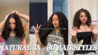 Естественные прически для 3 типов злодеев 💕👸🏾👸🏽👸🏻 | Пошаговое руководство | TikTok | Уроки | 3a, ...