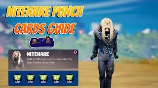Nitehare punch card quest line - Fortnite Chapter 2 Season 8