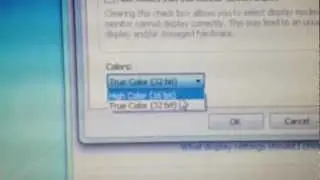 How to change 16 bit screen mode for Windows 7 HD