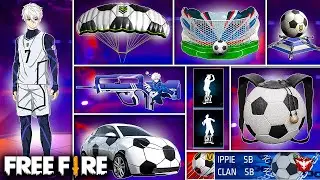 RETO: SOLO PODEMOS USAR COSAS DE FUTBOL ⚽️😱 *Nueva colaboración* FREE FIRE