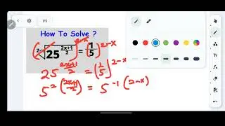 Solve Exponential Equation #maths #gcse #education