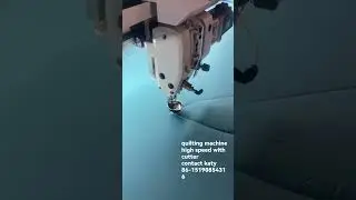 quilting machine high speed with cutter single needle