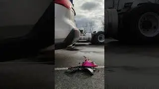 Amazing car tire crushing video #shorts #youtubeshorts