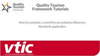 Completing a Level One/Business Standards Application