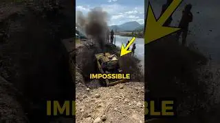 Этот грузовик отказался от эвакуации.