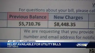 See how some Fort Pierce residents faced with high utility bills are finding relief