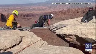 Officials rescue man who became stranded on a hoodoo in Grand County