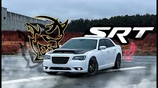 I PUT A DEMON HOOD ON MY CHRYSLER 300 SRT8!!!!
