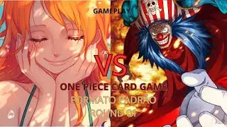 Nami UY Vs. Buggy - One Piece Card Game - Formato Padrão - Round 01 #onepiecetcg