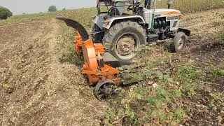 cotton farm harvest || JCB ki khudai