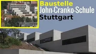 Baustelle Neubau John Cranko Schule- Ballettschule in Stuttgart 2019 - Burger Rudacs Architekten