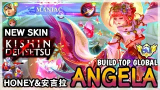 Kishin Densetsu Skin | Angela Best Build in 2025 | Top Global Angela HONEY&安吉拉 - MOBILE LEGENDS