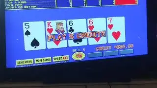 Proving that video poker is a rigged game.