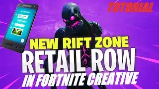 How To Get RETAIL ROW RIFT ZONE In Fortnite Creative! (Tutorial)