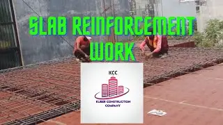Slab reinforcement, slab beam reinforcement, slab shuttering and centring work #construction #steel