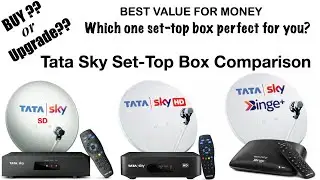 TATA SKY all set top box comparison 🔥🔥| SD vs HD vs 4K vs BINGE+ |Best Value For Money Set Top Box 🔥