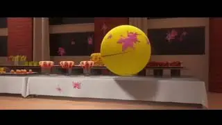 The Loud House reaction to Wreck-It Ralph smashing the cake