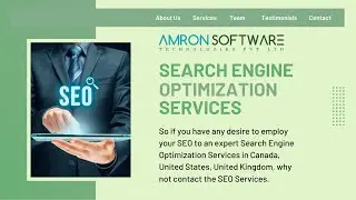 Search Engine Optimization Services in New York, California, Vancouver, London - Amron Software