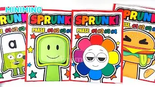 🌈SPRUNKI Blind Bag OC Green Bean, Dandy, Mr. Burger, Alphablocks ASMR Phase 1vs2vs3vs4, Squishy