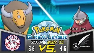 Silk Scarfs vs Steel Wings - Pokemon Global League: Season 4 Week 11 - LIVE [ORAS] Battle