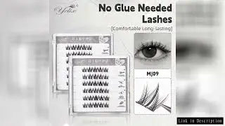 Yelix DIY Clusters Eyelash Extension Individual False Eyelashes Natural Segmented Eyelashes Bundles